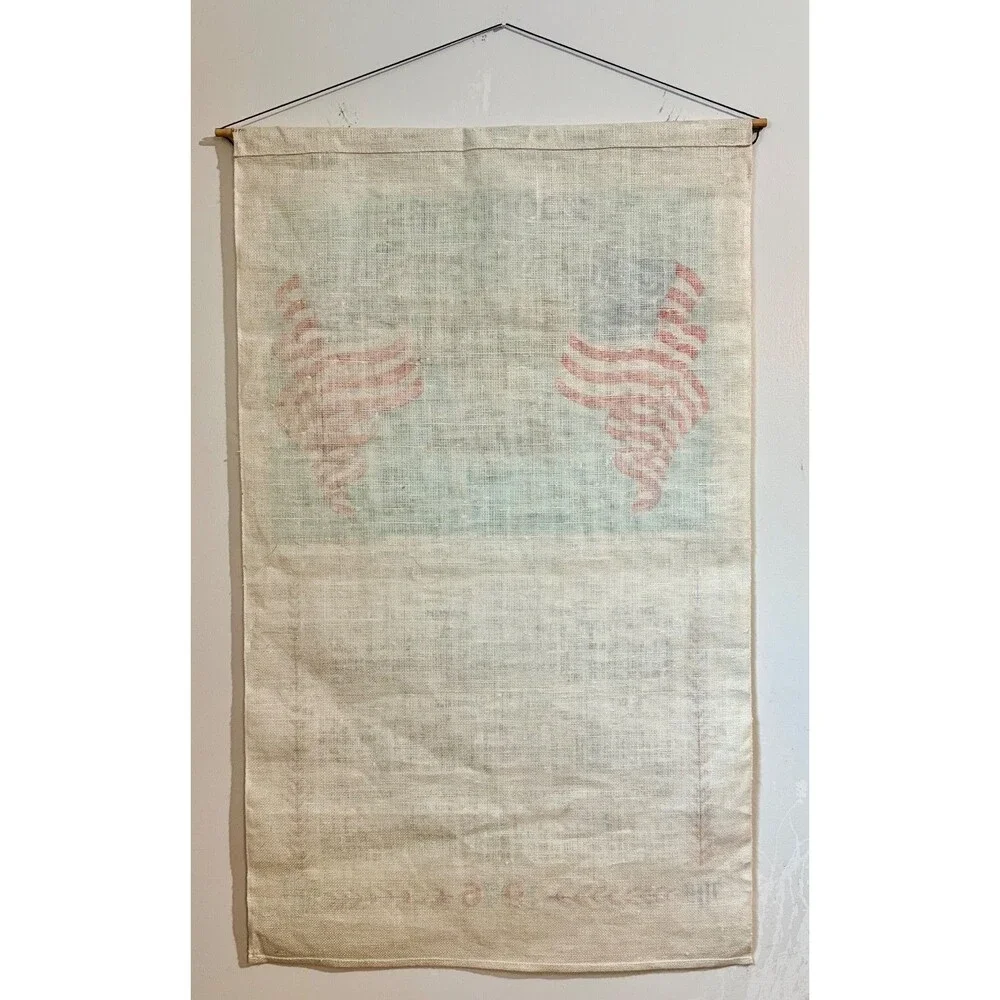 Vtg 1976 Bicentennial Linen Tea Towel Calendar 200 years of Freedom